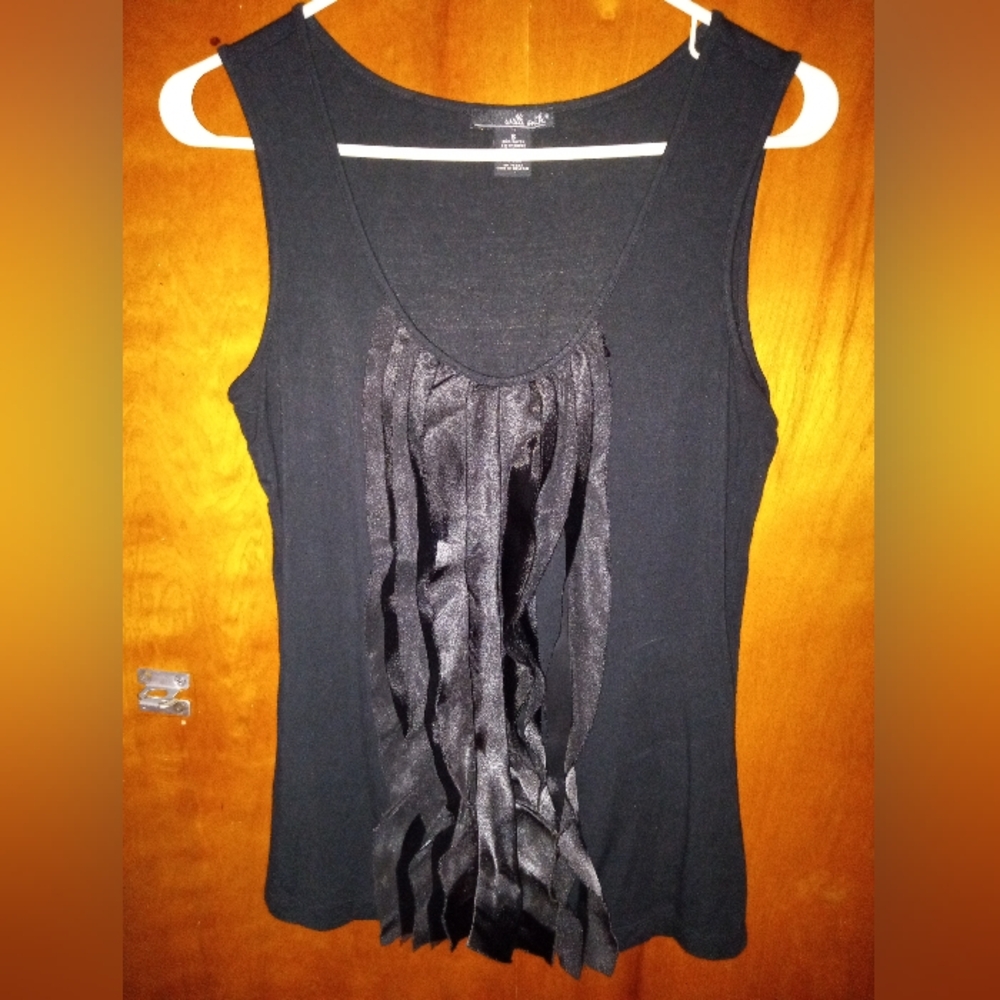 Willi Smith Black Casual Tank